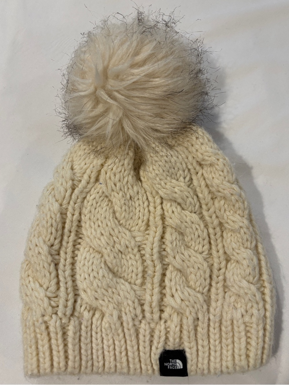 The North Face Cable Knit Pom Hat